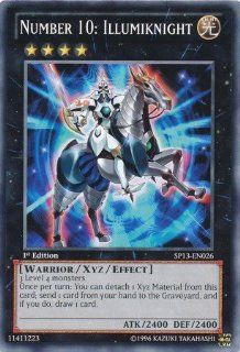 Yu Gi Oh   Number 10 Illumiknight (SP13 EN026)   Star Pack 2013   Unlimited Edition   Common Toys & Games