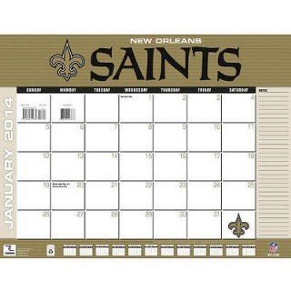 (17x22) New Orleans Saints   2014 Desk Calendar   Prints