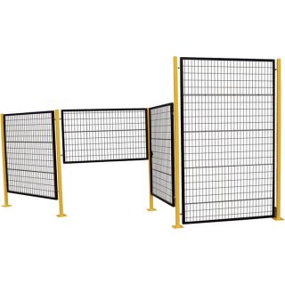 Vestil Adjustable Perimeter Guard System In-Line Post — 8Ft. H, Model# APG-P8-L  Barricades
