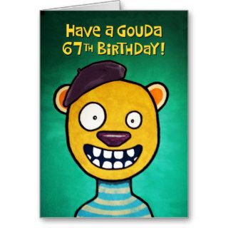 Funny 67th Birthday Card for Her