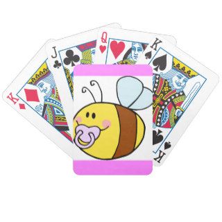 Cute Bee Bicycle Playing Cards
