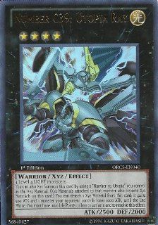 Yugioh Order of Chaos ORCS EN040 Number C39 Utopia Ray Ultra Rare Toys & Games
