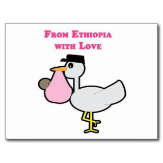From Ethiopia with Love (girl) Post Card