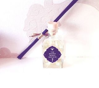 reed diffuser in choice of three fragrances by the secret scent societé