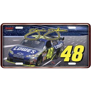 #48 Jimmie Johnson '08 Metal License Plate w/ Car & Number Computers & Accessories