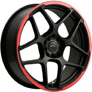 Drifz Monoblock 17x7.5 Black Red Wheel / Rim 4x100 & 4x4.5 with a 42mm Offset and a 73.00 Hub Bore. Partnumber 301B 7750342 Automotive