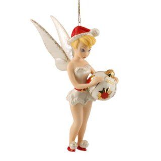 Lenox 2007 Very Merry Tinker Bell Ornament   Christmas Bell Ornaments