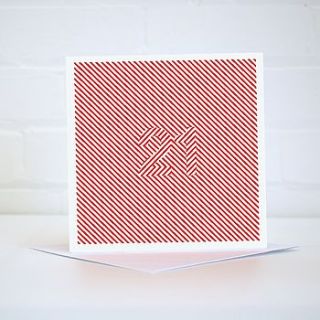 21 stripes birthday card by jollysmith