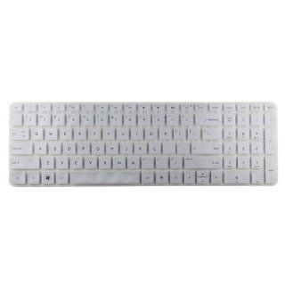HP Pavilion New G6(With Number Key) Translucent Keyboard Protector Skin Cover US Layout Silver (Notice Check your keyboard if it has Number Key at the right side) Computers & Accessories