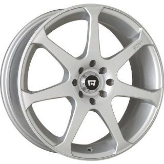 Motegi MR7 17x7 Silver Wheel / Rim 4x100 & 4x4.5 with a 40mm Offset and a 72.70 Hub Bore. Partnumber MR20737716 Automotive