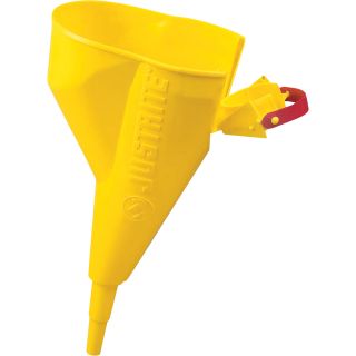 Justrite Poly Funnel — For Type I Steel Safety Cans, Model# 11202Y  Funnels