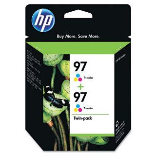 Hewlett Packard HP 97 Ink Twin Pack, Tri color (2 Pack of C9363WN), Part Number C9349FN