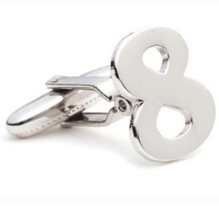 Number 8 Cufflinks Apparel Accessories Clothing