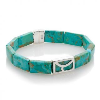 Jay King Chilean Turquoise Sterling Silver 7" Line Bracelet