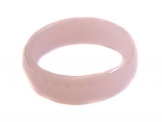 rose quartz faceted bangle for small wrist by prisha jewels