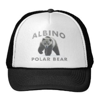 albino polar bear trucker hats
