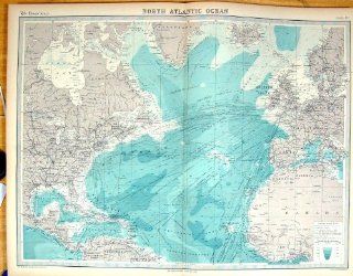 Zeiten Antike Nord Britische Inseln Grnland Atlantiks Kanada Karten 1922 Küche & Haushalt