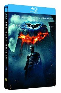 Batman   The Dark Knight im hochwertigen Steelbook Blu ray Christian Bale, Michael Caine, Aaron Eckhart, Morgan Freeman, Christopher Nolan DVD & Blu ray