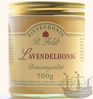 Lavendel Honig, aromatisch blumiges Aroma, Cremig, 500g Lebensmittel & Getrnke