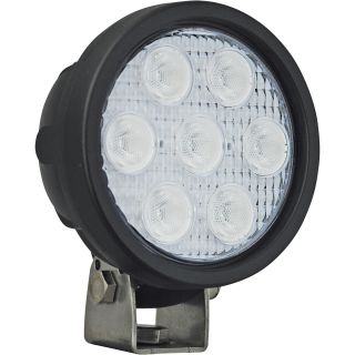 Vision X Utility Market Series Extra-Wide Beam 10-48 Volt LED Worklight — Clear, Round, 4in., 1596 Lumens, Model# XIL-UM4060  LED Automotive Work Lights