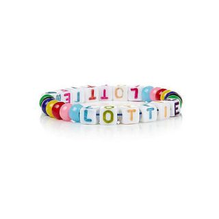 alphabet beaded bracelet creative set by house interiors & gifts