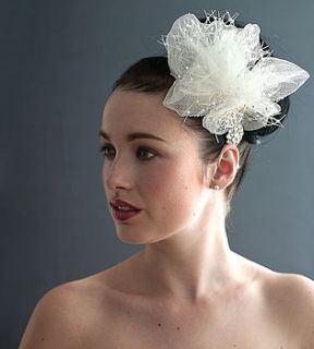 tulle and veil vintage headpiece by natascia fileppi millinery