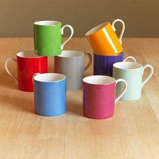 china coloured mug by jules china