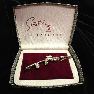 rare 1950s boxed fishing tie clip by iamia