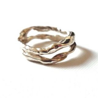 sterling silver twisted ring by by emily