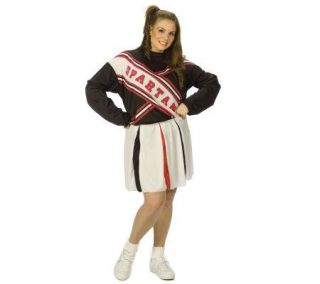 SNL Spartan Cheerleader Female Adult Plus Costume —