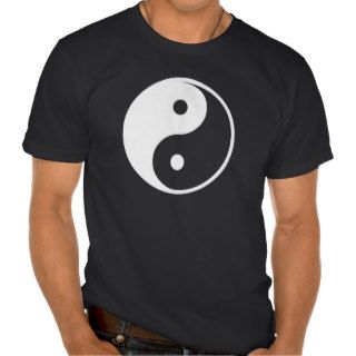 Yin Yang Black and White Illustration Template T shirt