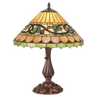 Meyda Tiffany Victorian Tiffany Fruit Ivy Berry Table Lamp