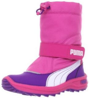 Puma Grip X Kids 353635, Unisex   Kinder Stiefel, Pink (amaranth purple magenta w 01), EU 20 (UK 4) (US 5) Schuhe & Handtaschen