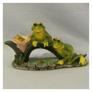 Shop 2 Frogs Fishing Frog Figurine at the  Home Dcor Store. Find the latest styles with the lowest prices from Everspring Import Co