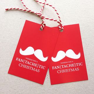 pack of six 'fantachetic' gift tags by doodlelove