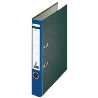 Centra 221122 Ordner Standard, mit Farbrcken, mit Schlitzen, A4, schmal, blau Bürobedarf & Schreibwaren