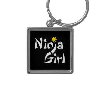 Ninja Girl Keychain