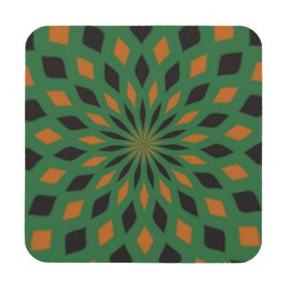 Modern abstract pattern drink coasters