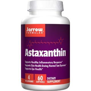 Jarrow Formulas Astaxanthin, 60 Count, 4 mg Health & Personal Care