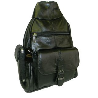 Hollywood Tag Triangle Backpack Leather Backpacks