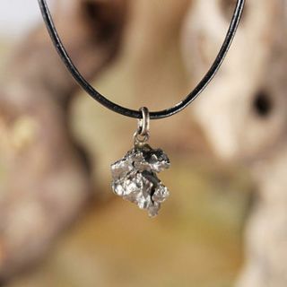 genuine meteorite pendant by prehistoric presents