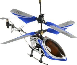 Fun2Get REH46112 1   RC Hubschrauber Mini Helikopter Falcon X Metal RTF mit Gyro Technologie, blau Spielzeug