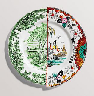 chinese european fusion dinner plate by out there interiors