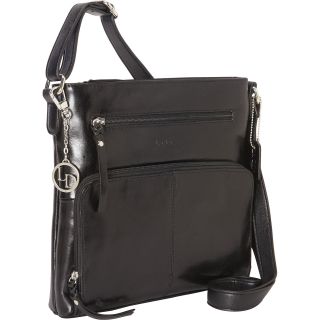 La Diva Basic Leather Crossbody Bag