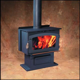 US Stove King Pedestal Wood Heater with Ashpan and Blower