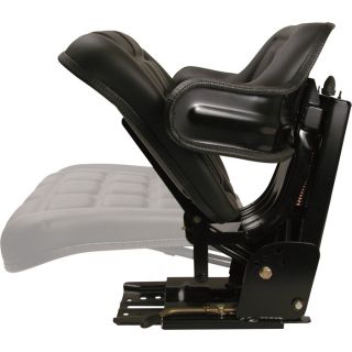 A & I 5-Position Black Seat — Black, Model# W223BL  Lawn Tractor   Utility Vehicle Seats