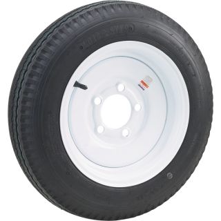 5-Hole High Speed Standard Rim Design Trailer Tire Assembly — 16.5 x 4.80 x 8  8in. High Speed Trailer Tires   Wheels