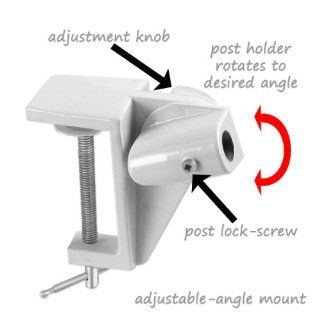 Magnifier Lamp Work Light Mounting Bracket Clamp   Choose from 4 Styles Mount style Adj. angle clamp   Desk Lamps  