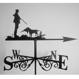 gun dog weathervane by black fox metalcraft