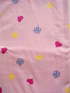 flower heart star ready made lined curtains by sleepyheads